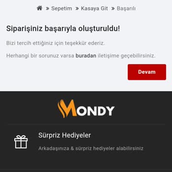 Mondy Shop Ürün Ve İade Sorunu