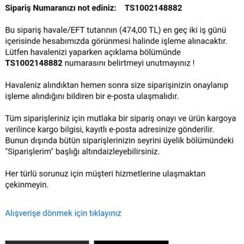 Ceyizedairhersey.com Zam Gelecek Diye Ek Ücret İstenip Siparişin İptal Edilmesi!
