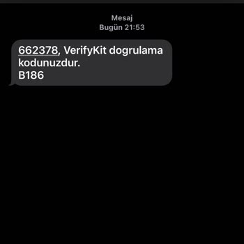 Verifykit Adlı Yerden Kod Geldi Şikayetim Var