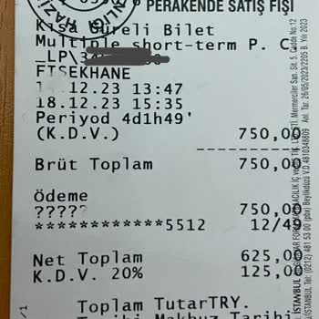 Fisekhane.com Haksız Otopark Ücreti Ve İade Süreci