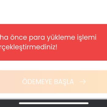 PayFix Daha Önce Para Yükleme İşlemi Gerçekleştirmediğiniz Hatası Alıyorum.