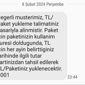 Fiks Paket Yüklemesi Türk Telekom