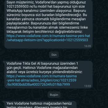 Vodafone Online Hat Başvuru Sorunu