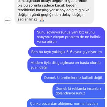 Northex Kalitesiz Tayt Satışı Ve Müşteri Hizmetleri Hayal Kırıklığı