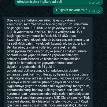 Aktif Fx Sahte ''Sözde'' Yatırım Şirketi