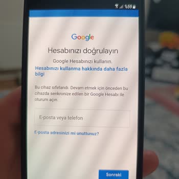 Google Senkronizasyon Yüzünden Telefon Açılmıyor