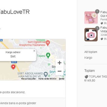 Fabulovetr Verdiğim Sipariş Hakkında Dönüş Ve İade Yapmıyor!