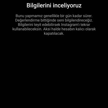 Instagram Askıya Alınan Hesap