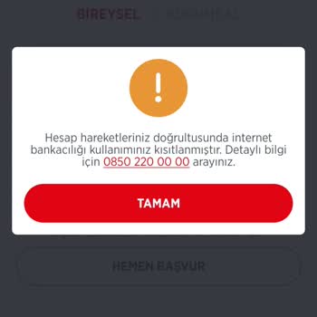Ziraat Bankası Mobil Bankacılık Bloke