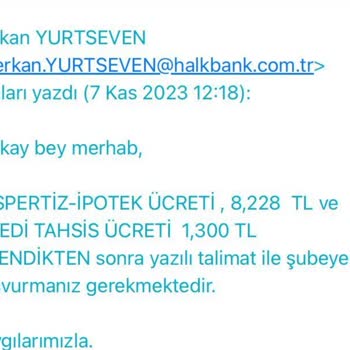 Halkbank Kullanamadığımız Kredi İçin Fahiş Ekspertiz Ücreti İstiyor
