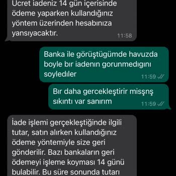 Yapı Kredi Zara İade Ücretini Hala Yatırmadı!