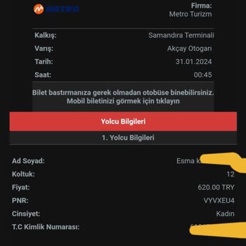 Obilet İptal Edilen Otobüs Seferi Yüzünden Param İade Edilmedi