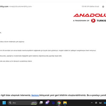 Anadolu Jet Müşteri Temsilcisi Tarafından Kesilen Yanlış Uçuş Bileti