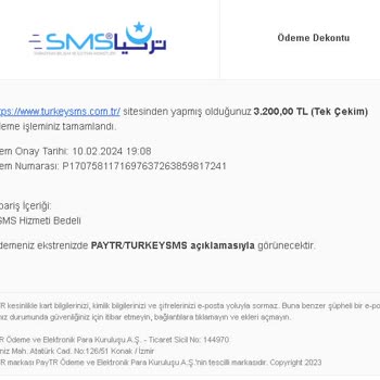 Turkeysms SMS Hizmeti Hayal Kırıklığı