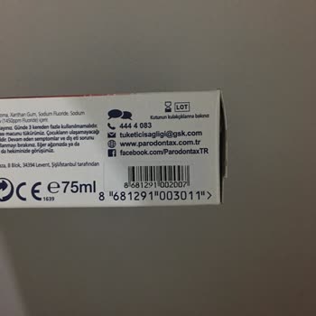 Parodontax Sahte Diş Macunu