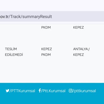 PTT Kargo Görevini Yapmadığı Gibi...