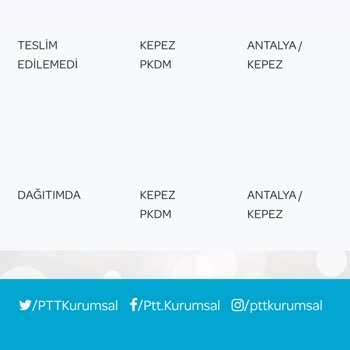 PTT Kargo Görevini Yapmadığı Gibi...