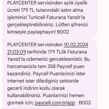 Paycell Onay Alınmadan Ödeme İşlemi (playcenter)