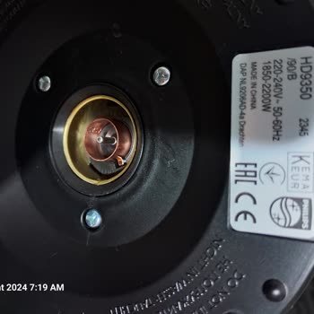 PHILIPS Ev Aletleri Philips HD9350/90 Daily Collection Su Isıtıcı Tabanı Yandı
