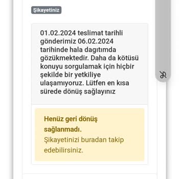 Kamusm AGT Kurye Teslim Olmayan Gönderi