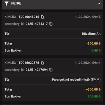 Rinabet 300 TL Ödemeyi Yapamıyor