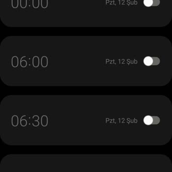 Samsung Telefon Siyah Ekranda Lacivert