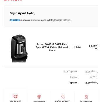 Evkur Ürünümü Teslim Etmiyor!