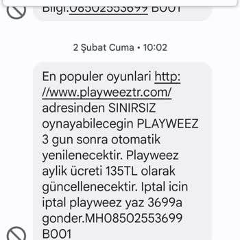 Playweez 3699 Otomatik Üyelik