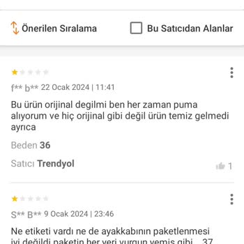Trendyol Kullanılmış Ürün Gönderiyor Ve İade Almıyor...