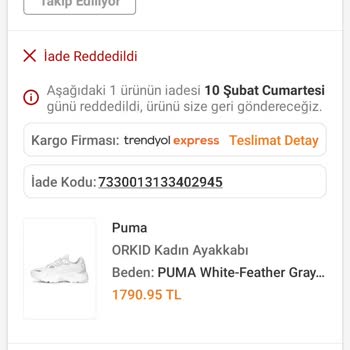 Trendyol Kullanılmış Ürün Gönderiyor Ve İade Almıyor...