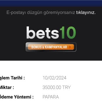 Best10 Canlı Destek Ve Finans Birimine Teşekkürler