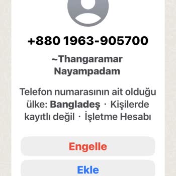 WhatsApp Business Bangladeş Kodlu WhatsApp
