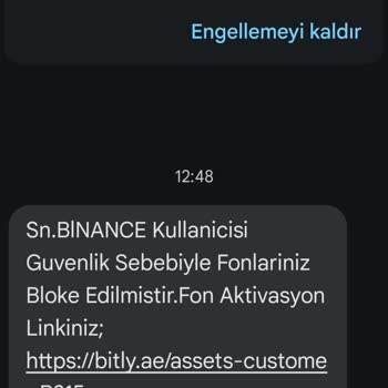 Binance Gereğinin Yapılmasını Rica Ediyorum