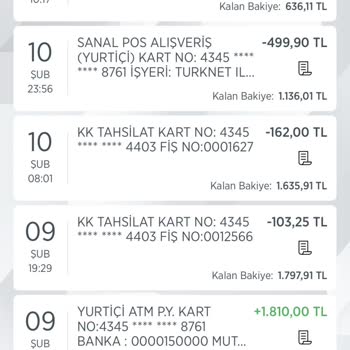 TurkNet Kredi Kartımdan İki Kere Para Çekti