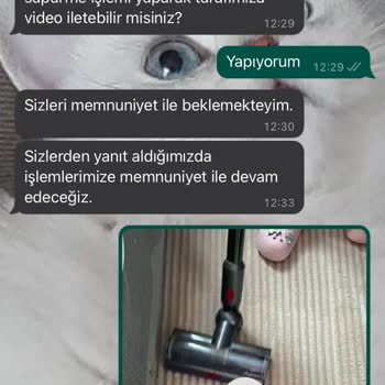 Dyson WhatsApp Müşteri Hizmetleri