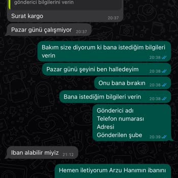 Frezyabukett (Instagram) Frezyabukett Kargoya Verdiğim Dediği Ürünlerin İadesini Hakkında