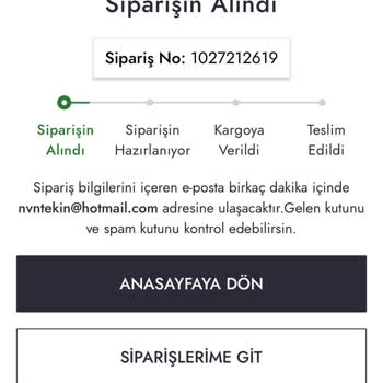 Boyner İnternetten Satın Alınan Ayakkabının İptal Edilmesi Ve Gönderilmemesi