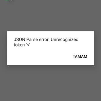 Passolig Uygulaması Json Hatası
