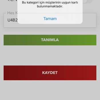 Passolig Bu Kategori İçin Müşterinin Uygun Kartı Bulunmamaktadır