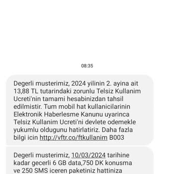 Vodafone Data Paket Sorunu