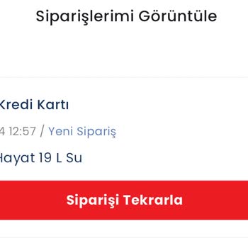 Hayat Su Sipariş Teslimat Yapmıyor
