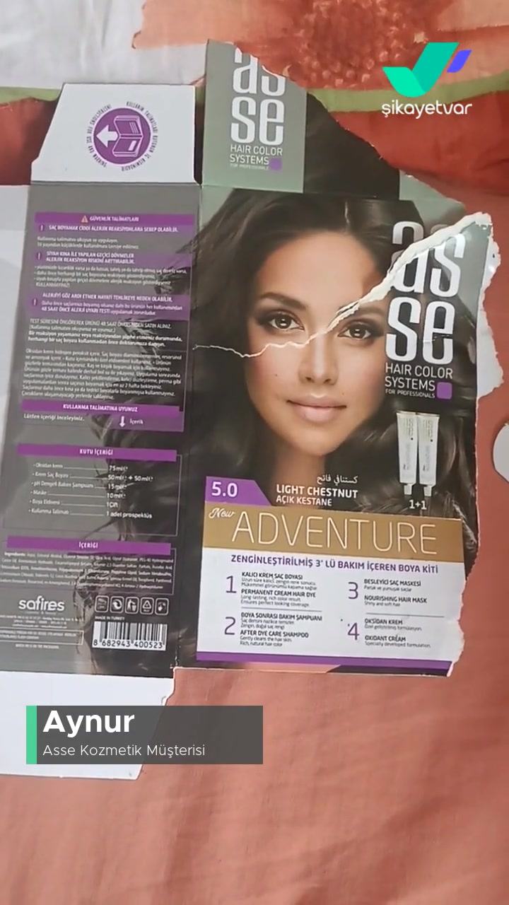 Asse Kozmetik Hair Color Systems Ürünlerini Toplat! videonun kapak resmi