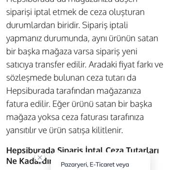 Hepsiburada Sipariş İptali Mağduriyetim