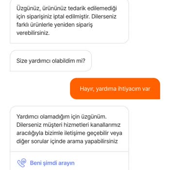 Hepsiburada Sipariş İptali Mağduriyetim