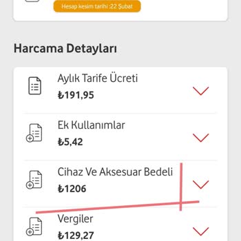 Vodafone Faturaya Ek Cihaz İptali