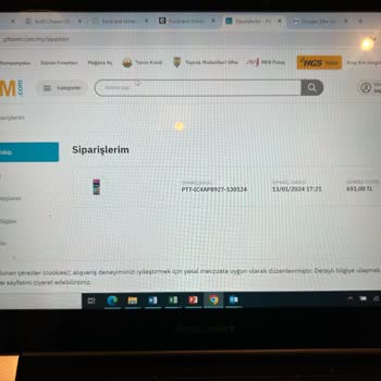 Gerçekleştirilmeyen Epttavm İnternet Siparişi