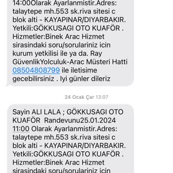 Ray Sigorta Tarafında Araç Yıkama Mağduriyeti