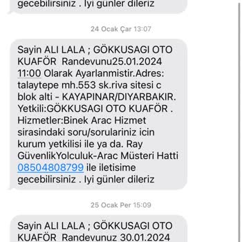 Ray Sigorta Tarafında Araç Yıkama Mağduriyeti