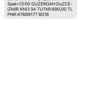 Efe Tur Emniyet Kemeri Çalışmayan Koltuk