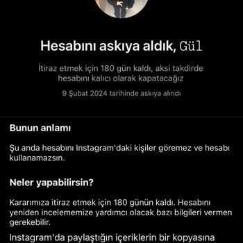 Instagram Hesabımın İncelenmesi